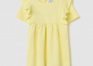 OVS βρεφικό T-shirt με βολάν - 002269986 Κίτρινο - OVS KIDS - 