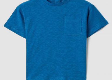 OVS βρεφικό T-shirt μονόχρωμο Regular Fit - 002564480 Μπλε Σκούρο - OVS KIDS - 