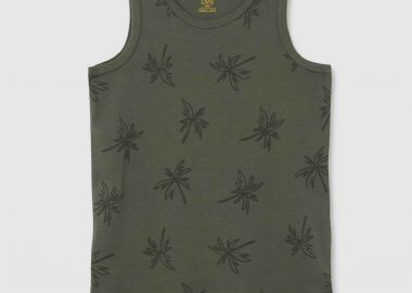 OVS παιδική αμάνικη μπλούζα με all-over print Regular Fit - 002366920 Λαδί - OVS KIDS - 
