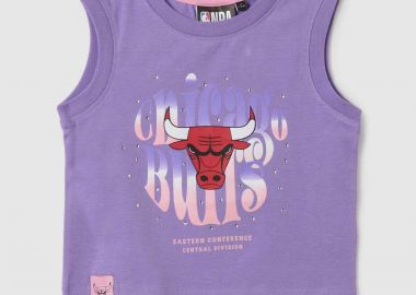 OVS παιδική αμάνικη μπλούζα με Chicago Bulls print Regular Fit - 002302267 Βιολετί - OVS KIDS - 