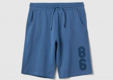 OVS παιδική βερμούδα με print Regular Fit - 002613487 Μπλε - OVS KIDS - 