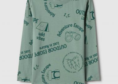 OVS παιδική μπλούζα με all-over print Regular Fit - 002554771 Πράσινο - OVS KIDS - 