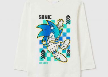 OVS παιδική μπλούζα με print Regular Fit - 002172289 Λευκό - OVS KIDS - 