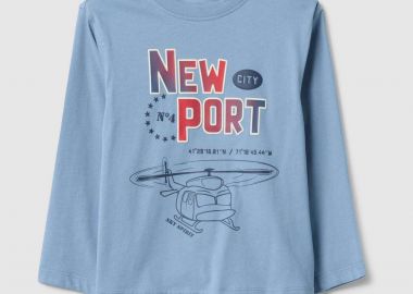 OVS παιδική μπλούζα με print Regular Fit - 002518777 Μπλε - OVS KIDS - 