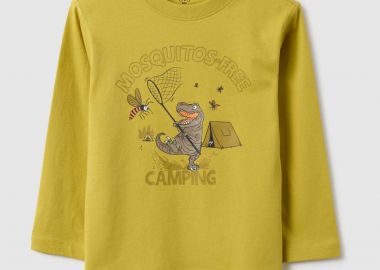 OVS παιδική μπλούζα με print Regular Fit - 002554726 Μουσταρδί - OVS KIDS - 