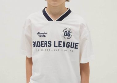 OVS παιδικό αθλητικό T-shirt με lettering print Oversized Fit - 002574105 Λευκό - OVS KIDS - 