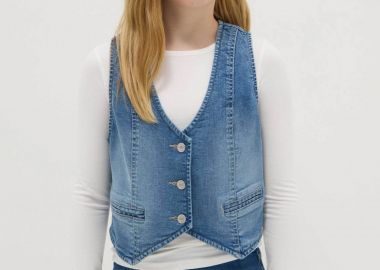 OVS παιδικό denim γιλέκο αμάνικο - 002552345 Denim Blue Σκούρο - OVS KIDS - 