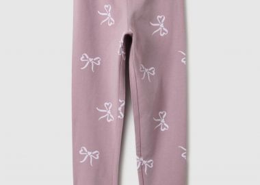 OVS παιδικό κολάν με all-over print Slim Fit - 002557990 Ροζ - OVS KIDS - 