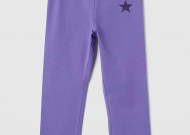 OVS παιδικό κολάν με print Slim Fit - 002575584 Βιολετί - OVS KIDS - 
