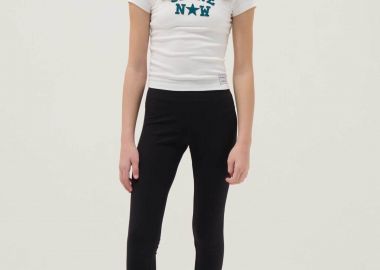 OVS παιδικό κολάν μονόχρωμο Slim Fit - 002518426 Μαύρο - OVS KIDS - 
