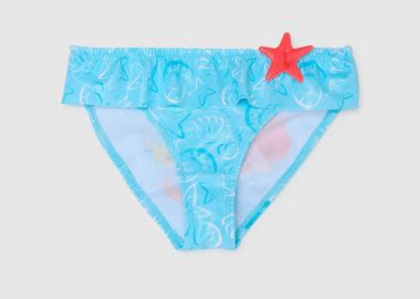 OVS παιδικό μαγιό μπικίνι σλιπ με Ariel and Flounder print - 002199872 Γαλάζιο - OVS KIDS - 