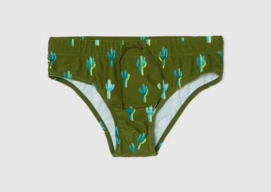 OVS παιδικό μαγιό σλιπ με all-over print - 002649923 Πράσινο - OVS KIDS - 