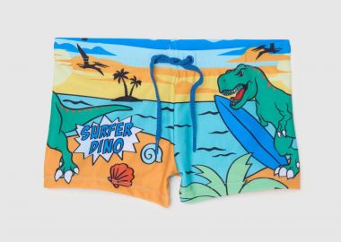 OVS παιδικό μαγιό trunk για αγόρια με Surfer Dino print - 002272949 Γαλάζιο - OVS KIDS - 
