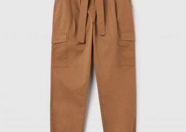 OVS παιδικό παντελόνι cargo με ζώνη Regular Fit - 002197163 Καφέ - OVS KIDS - 