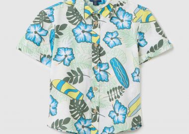 OVS παιδικό πουκάμισο με all-over print Regular Fit - 002273179 Πολύχρωμο - OVS KIDS - 