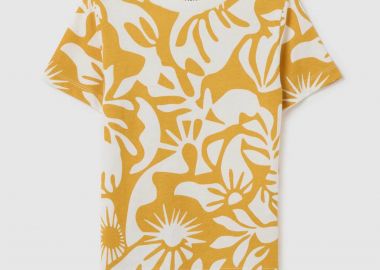 OVS παιδικό T-shirt με all-over print Regular Fit - 002366619 Κίτρινο - OVS KIDS - 