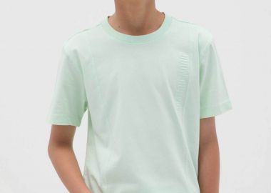 OVS παιδικό T-shirt με ανάγλυφο logo Regular Fit - 002301315 Πετρόλ - OVS KIDS - 