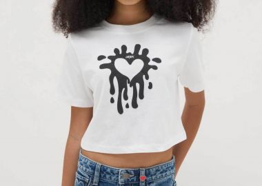 OVS παιδικό T-shirt με print Boxy Fit - 002552260 Λευκό - OVS KIDS - 