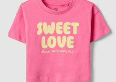 OVS παιδικό T-shirt με print Regular Fit - 002575875 Ροζ - OVS KIDS - 