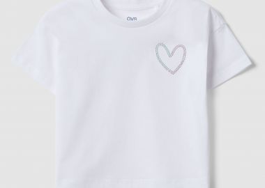 OVS παιδικό T-shirt με print Regular Fit - 002579507 Λευκό - OVS KIDS - 