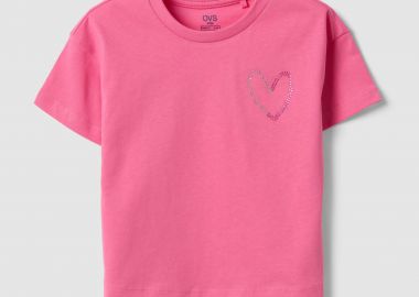 OVS παιδικό T-shirt με print Regular Fit - 002579514 Ροζ - OVS KIDS - 
