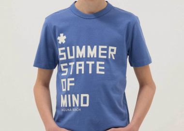 OVS παιδικό T-shirt με print Regular Fit - 002613771 Μπλε - OVS KIDS - 