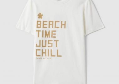 OVS παιδικό T-shirt με print Regular Fit - 002613776 Λευκό - OVS KIDS - 