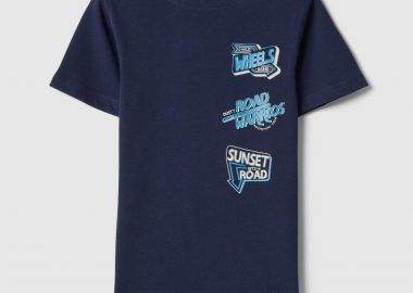 OVS παιδικό T-shirt με print Regular Fit - 002654309 Μπλε Σκούρο - OVS KIDS - 