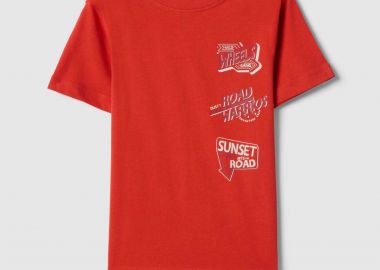 OVS παιδικό T-shirt με print Regular Fit - 002654315 Κόκκινο - OVS KIDS - 