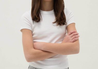 OVS παιδικό T-shirt μονόχρωμο Slim Fit - 002579000 Λευκό - OVS KIDS - 