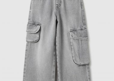 OVS παιδικό τζιν παντελόνι cargo Regular Fit - 002551227 Γκρι - OVS KIDS - 