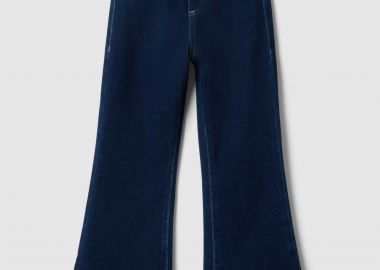 OVS παιδικό τζιν παντελόνι με ελαστική μέση Flare Fit - 002551564 Denim Blue Σκούρο - OVS KIDS - 