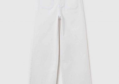 OVS παιδικό τζιν παντελόνι Wide Leg - 002258091 Λευκό - OVS KIDS - 