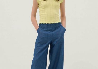 OVS παιδικό τζιν παντελόνι Wide Leg - 002642473 Denim Blue - OVS KIDS - 
