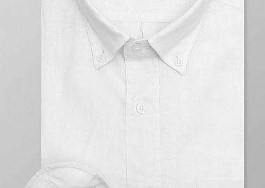 Oxford Company ανδρικό πουκάμισο button down μονόχρωμο Regular Fit - L310-BN11.01 Λευκό - OXFORD COMPANY - 
