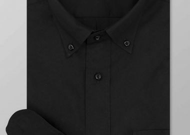 Oxford Company ανδρικό πουκάμισο button down μονόχρωμο Regular Fit 