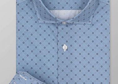 Oxford Company ανδρικό sport πουκάμισο με all-over print Slim Fit 