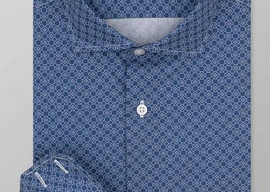 Oxford Company ανδρικό sport πουκάμισο με all-over print Slim Fit 