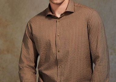 Oxford Company ανδρικό sport πουκάμισο ριγέ Slim Fit 