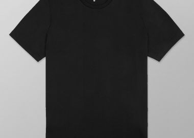 Oxford Company ανδρικό T-shirt μονόχρωμο Regular Fit - K310-MZ20.18 Μαύρο - OXFORD COMPANY - 