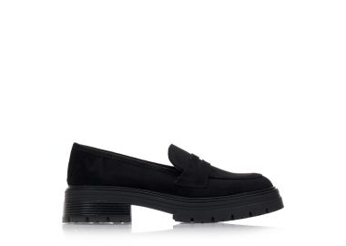 Oxfords μαύρα σουέτ ΜΑΥΡΟ - Tsoukalas - 