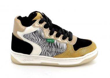 Παδικό Μποτάκι για Κορίτσι Kickers Kicklax Χρώματος Μαύρο 910880-30 73 - KICKERS - 