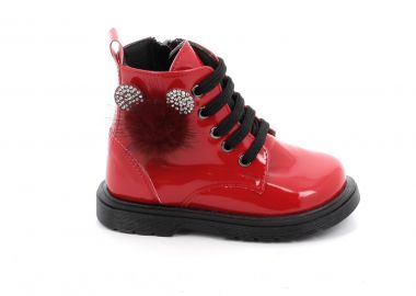 Παδικό Μποτάκι για Κορίτσι Ricco Mondo Χρώματος Κόκκινο 257 - RICCO MONDO - 