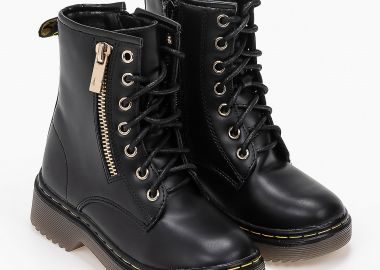 Παιδικά αρβυλάκια ματ με εξώραφα - Μαύρο - Issue - 