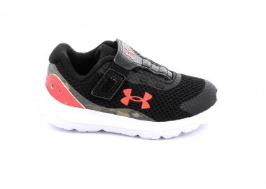 Παιδικά Αθλητικό Παπούτσι Αγόρι Under Armour Ua Binf Surge 3 Print Ac Χρώματος Μαύρο 3026691-001 - UNDER ARMOUR - 
