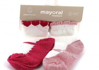 Παιδικά Καλτσάκια για Κορίτσι Mayoral Χρώματος Φούξια 23-9596-069 2 Ζευγάρια - MAYORAL - 