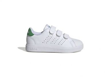 Παιδικά Παπούτσια Adidas Advantage Base 2.0 Green (Μεγέθη 28-35) ΛΕΥΚΟ - ADIDAS - 