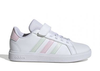 Παιδικά Παπούτσια Adidas Court 2.0 για Κορίτσια Pastel (Μεγέθη 28-35) ΛΕΥΚΟ - ADIDAS - 