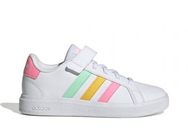 Παιδικά Παπούτσια Adidas Court για Κορίτσια Multicolour (Μεγέθη 28-36) ΠΟΛΥΧΡΩΜΟ - ADIDAS - 