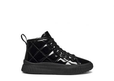 Παιδικά Παπούτσια Geox Laquinny για Κορίτσια Black (Μεγέθη 28-36) ΜΑΥΡΟ - GEOX - 